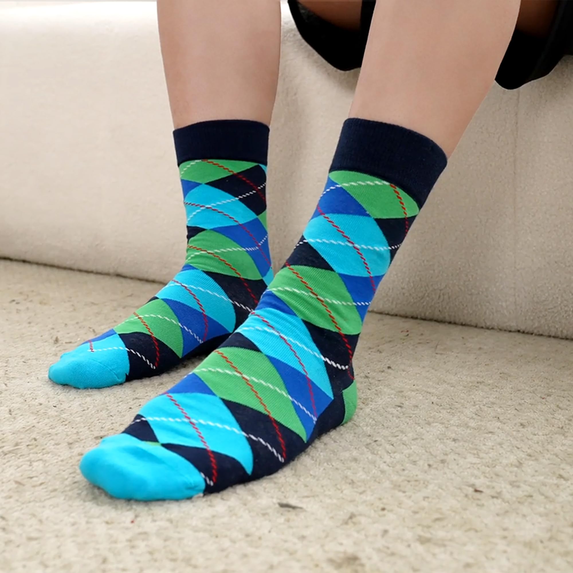 Calzini Uomo Colorati Divertenti Cotone Pettinato Comodi